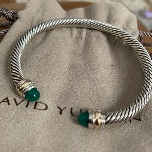 Authentic David Yurman silver cable bracelet